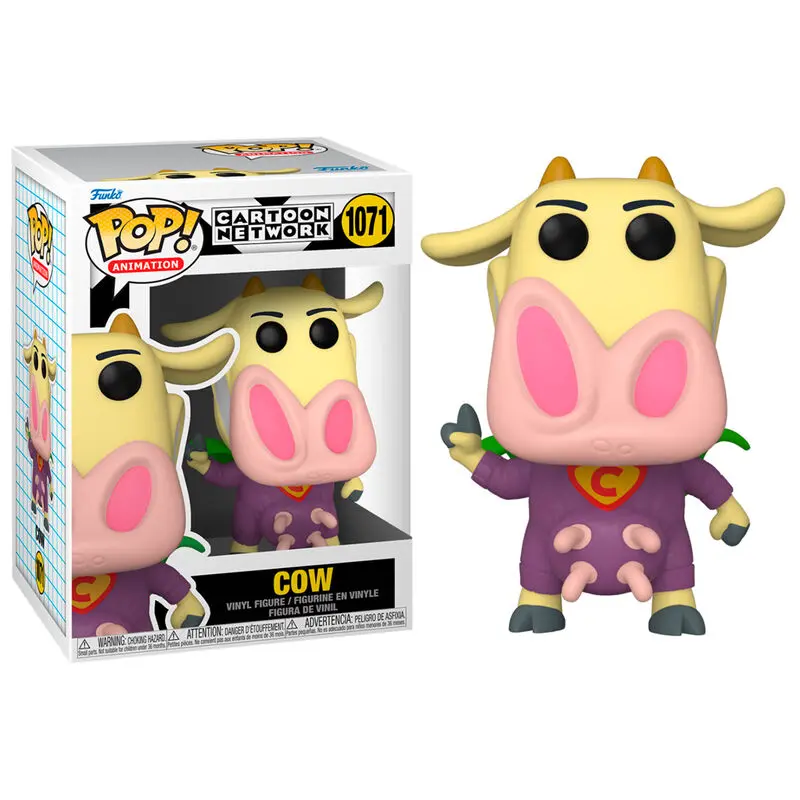 Funko POP figura Cartoon Network Cow and Chicken - Superhero Cow termékfotó