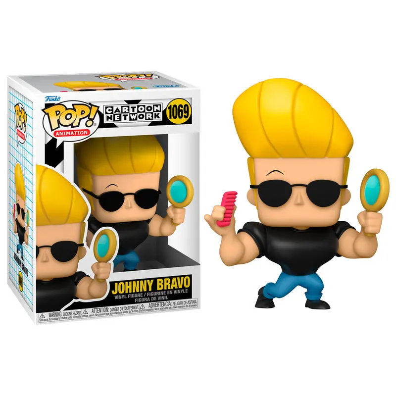 Funko POP figura Cartoon Network Johnny Bravo - Johnny with Mirror and Comb termékfotó