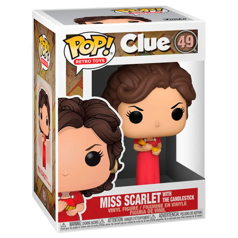 Funko POP figura Clue Miss Scarlet with Candlestick termékfotó