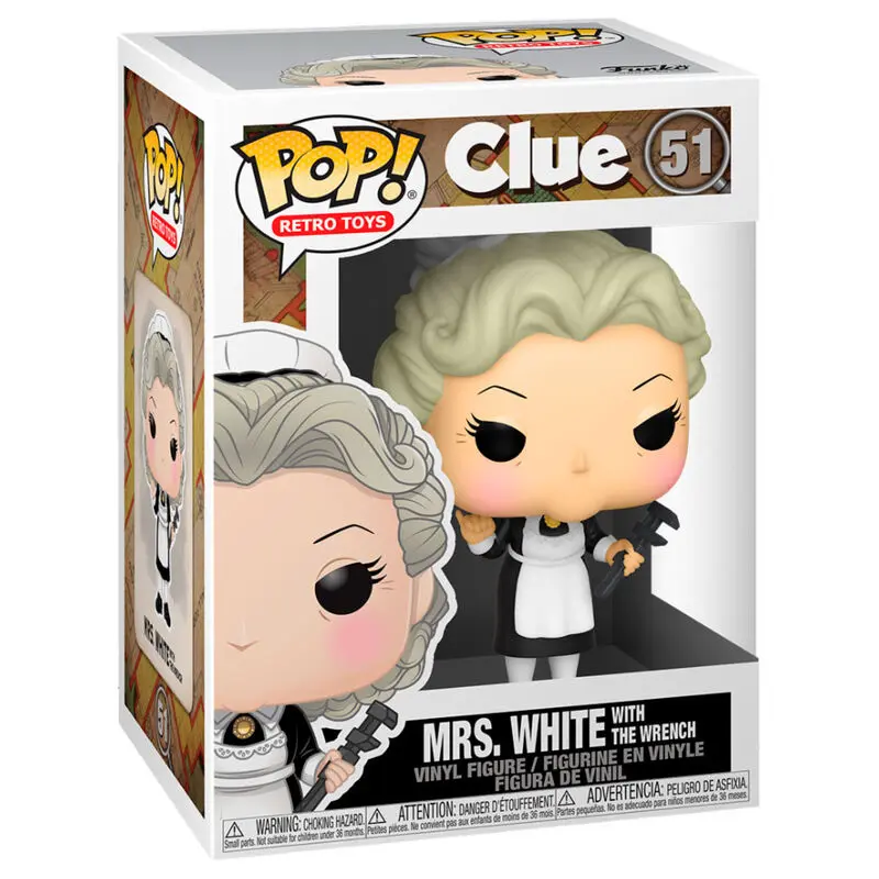 Funko POP figura Clue Mrs. White with Wrench termékfotó