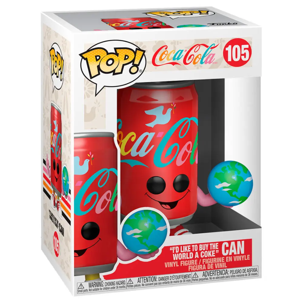 Funko POP figura Coca-Cola I'd Like to Buy the World a Coke Can termékfotó