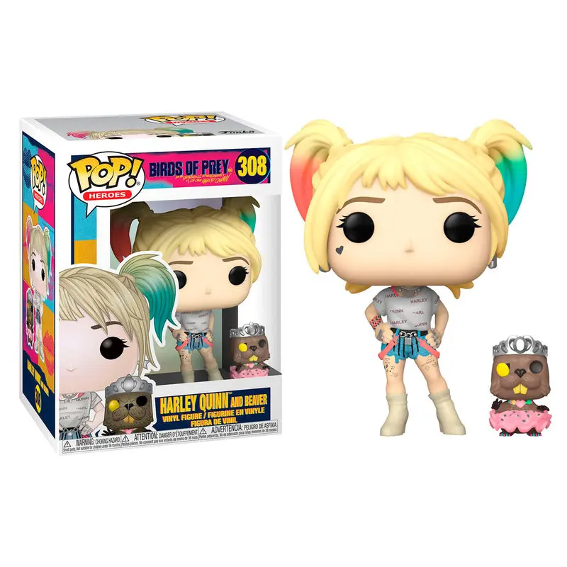 Funko POP figura DC Birds of Prey Harley Quinn hóddal termékfotó