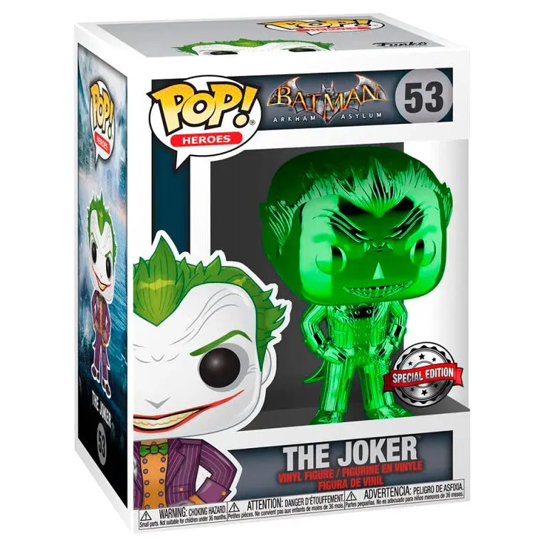 Funko POP figura DC Comics Batman The Joker Metallic Exkluzív termékfotó
