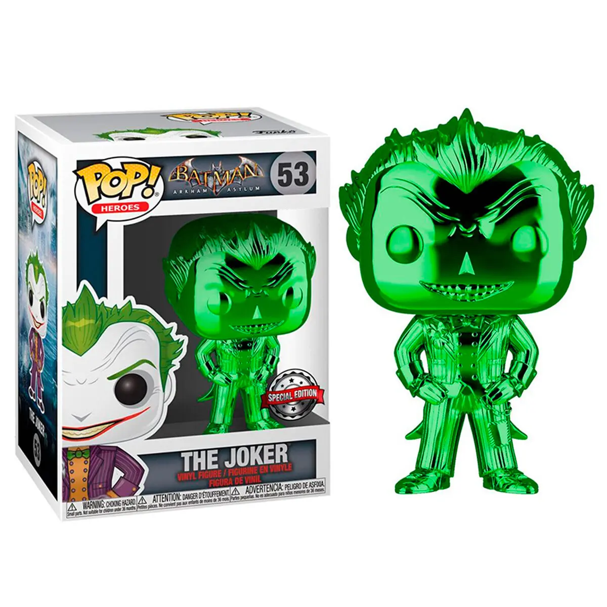 Funko POP figura DC Comics Batman The Joker Metallic Exkluzív termékfotó