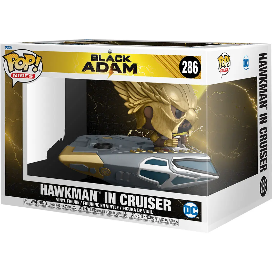 Funko POP figura DC Comics Black Adam Hawkman in Cruiser termékfotó