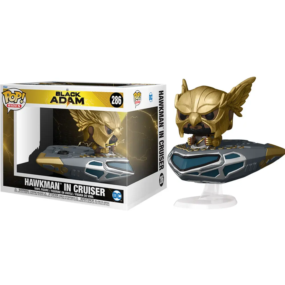 Funko POP figura DC Comics Black Adam Hawkman in Cruiser termékfotó