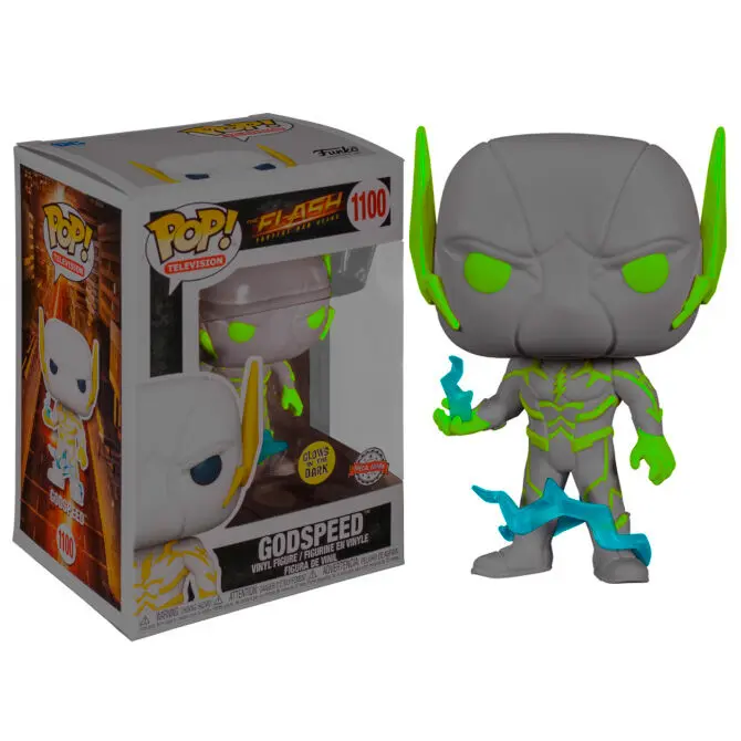 Funko POP figura DC Comics The Flash Godspeed Glow in the Dark Exkluzív termékfotó