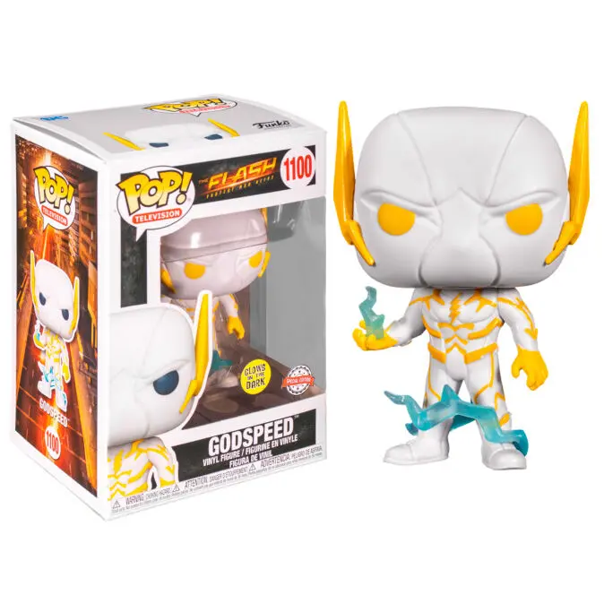 Funko POP figura DC Comics The Flash Godspeed Glow in the Dark Exkluzív termékfotó