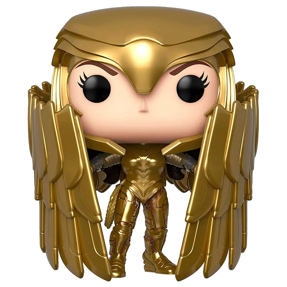 POP figure DC Comics Wonder Woman 84 - Wonder Woman Gold Shield Metallic Exclusive termékfotó