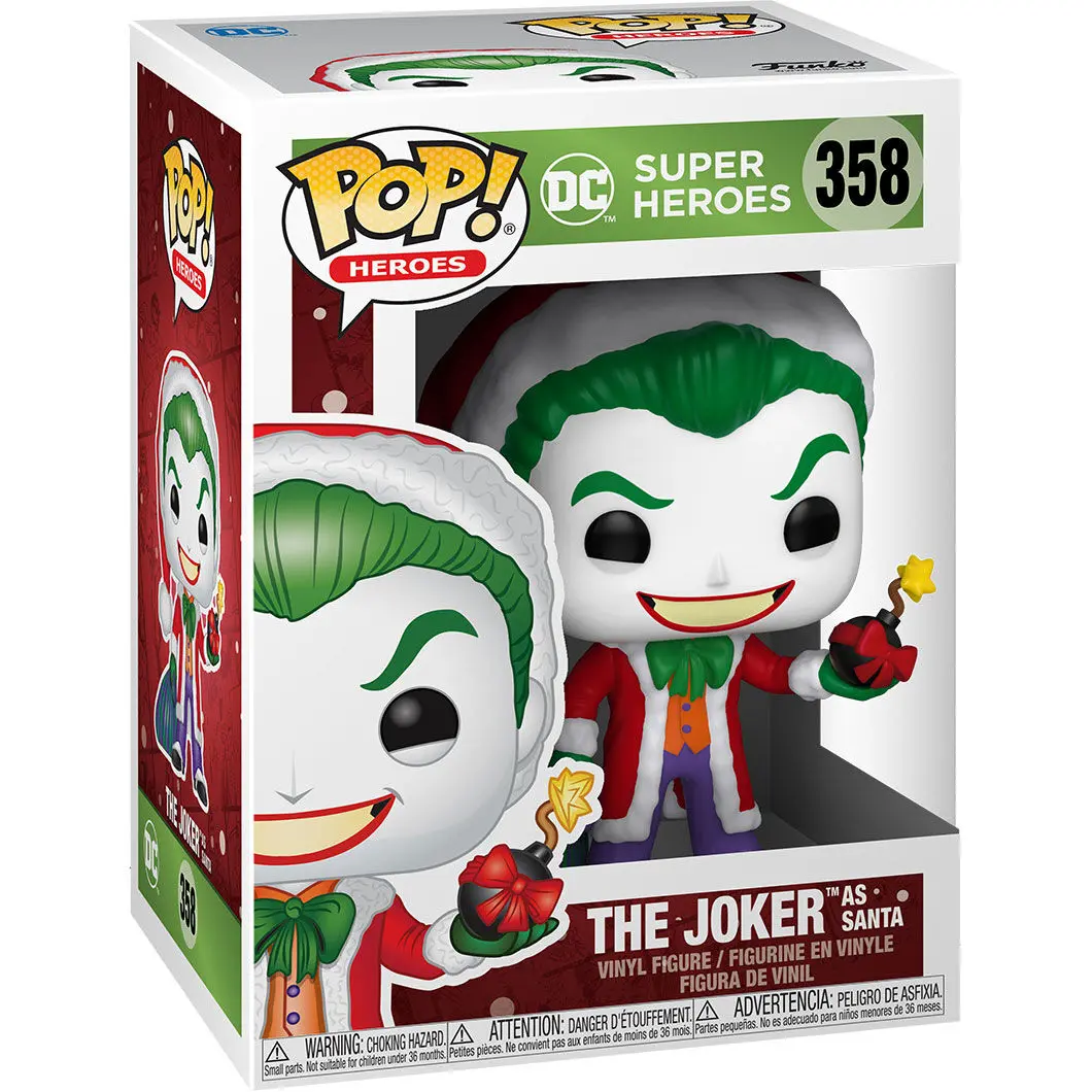 Funko POP figura DC Holiday Santa Joker termékfotó