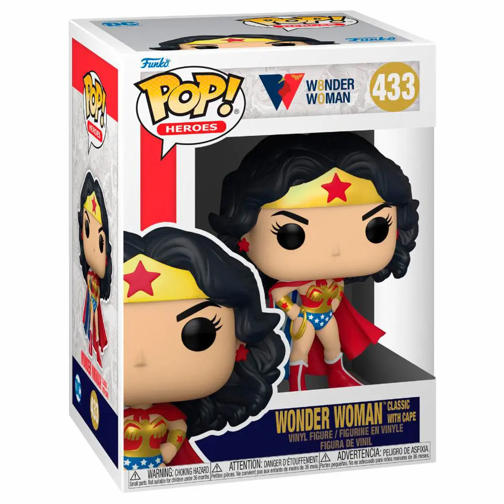 Funko POP figura DC Wonder Woman 80th Wonder Woman Classic with Cape termékfotó