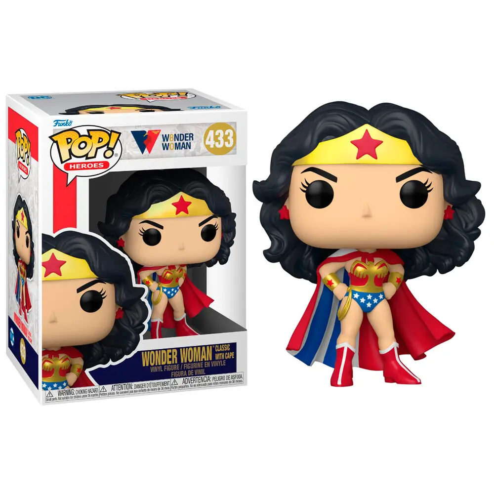Funko POP figura DC Wonder Woman 80th Wonder Woman Classic with Cape termékfotó