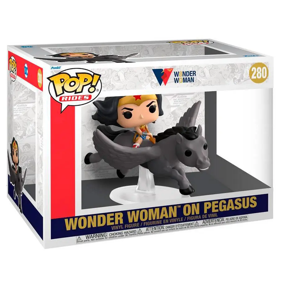 Wonder Woman POP! Rides Vinyl Figure Wonder Woman 80th on Pegasus 15 cm termékfotó