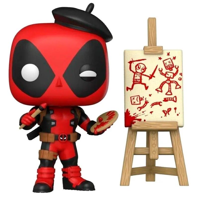 Funko POP figura Deadpool as French Painter Exkluzív termékfotó