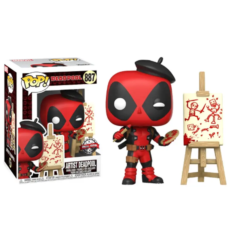 Funko POP figura Deadpool as French Painter Exkluzív termékfotó