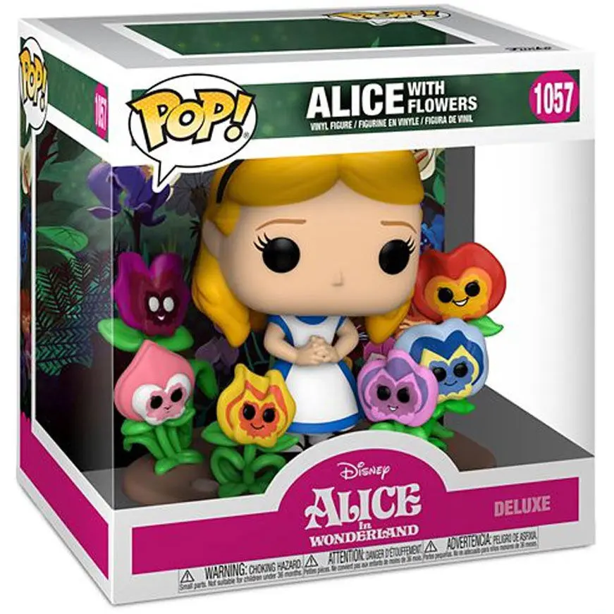 Alice in Wonderland POP! Deluxe Vinyl Figure Alice w/Flowers 10 cm termékfotó