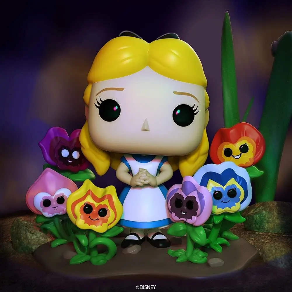 Alice in Wonderland POP! Deluxe Vinyl Figure Alice w/Flowers 10 cm termékfotó