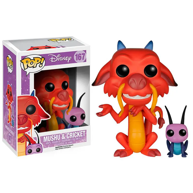 Funko POP figura Disney Mulan Mushu & Cricket termékfotó