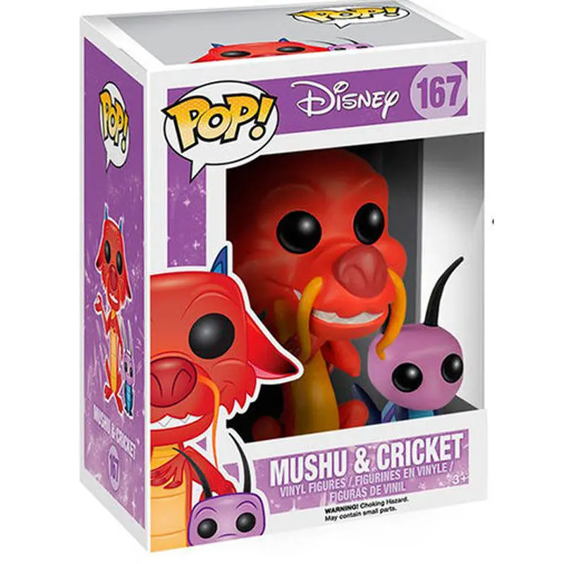 Funko POP figura Disney Mulan Mushu & Cricket termékfotó