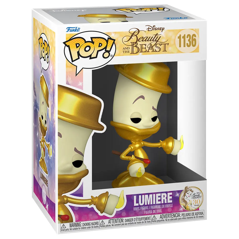 Beauty and the Beast POP! Movies Vinyl Figure Lumiere 9 cm termékfotó