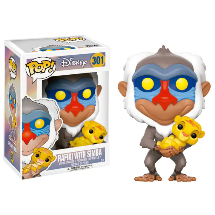 Funko POP figura Disney The Lion King Rafiki Simba-val termékfotó