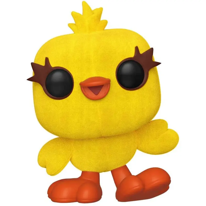 Funko POP figura Disney Toy Story 4 Ducky Flocked Exkluzív termékfotó