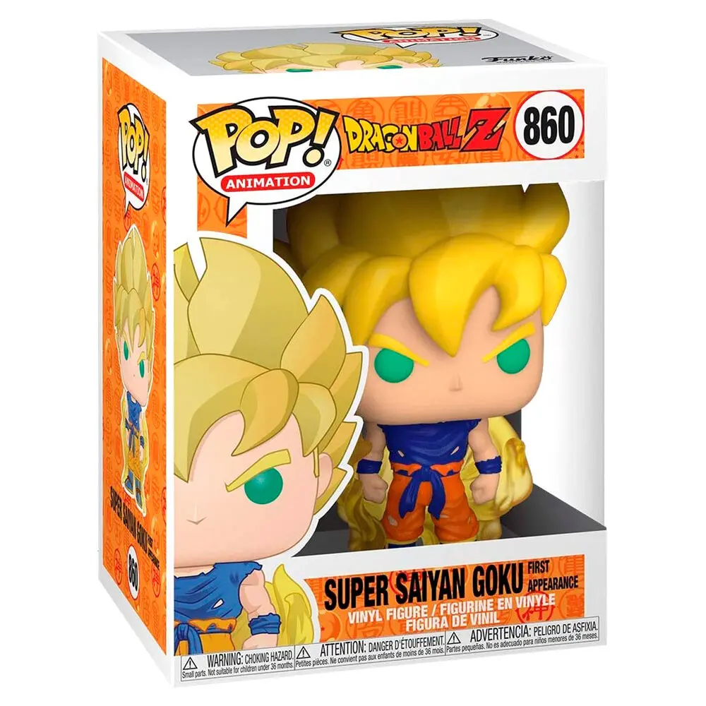 Dragon Ball Z POP! Animation Vinyl Figure SS Goku (First Appearance) 9 cm termékfotó