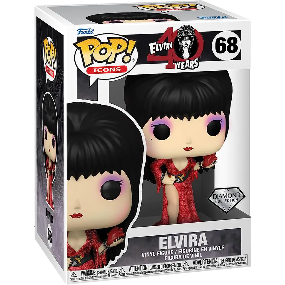 Elvira POP! Ad Icons Vinyl Figure Elvira 40th Anniversary 9 cm termékfotó