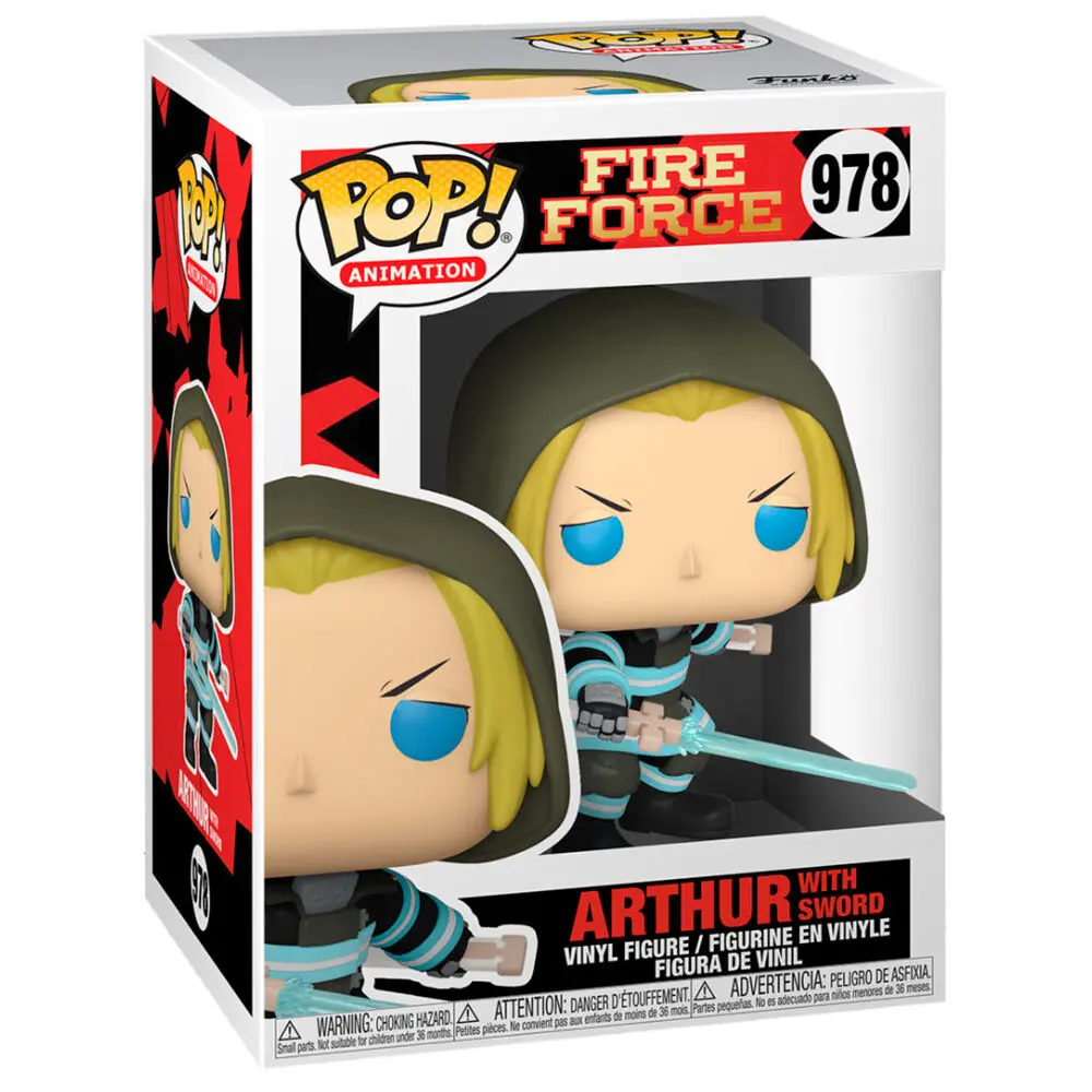 Fire Force POP! Animation Vinyl Figur Arthur w/Sword 9 cm termékfotó