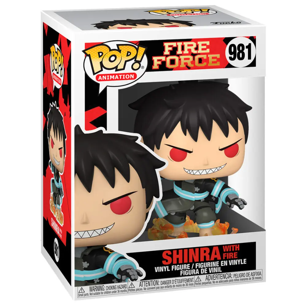 Funko POP figura Fire Force Shinra with Fire termékfotó