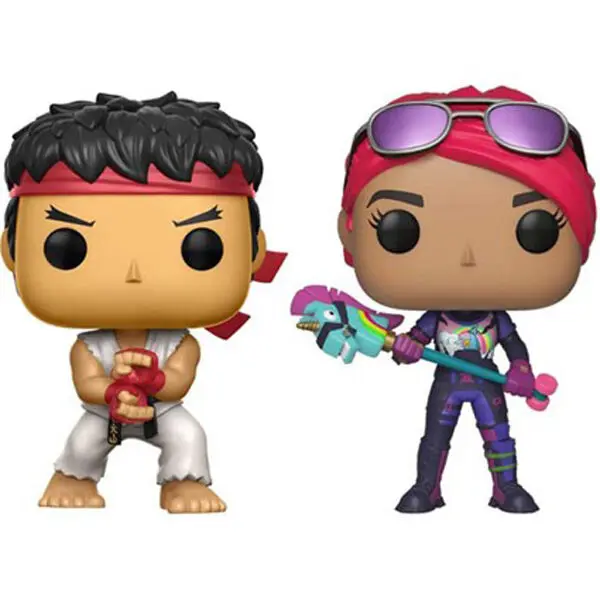 Funko POP figura Fortnite Street Fighter Ryu &amp; Brite Bomber termékfotó