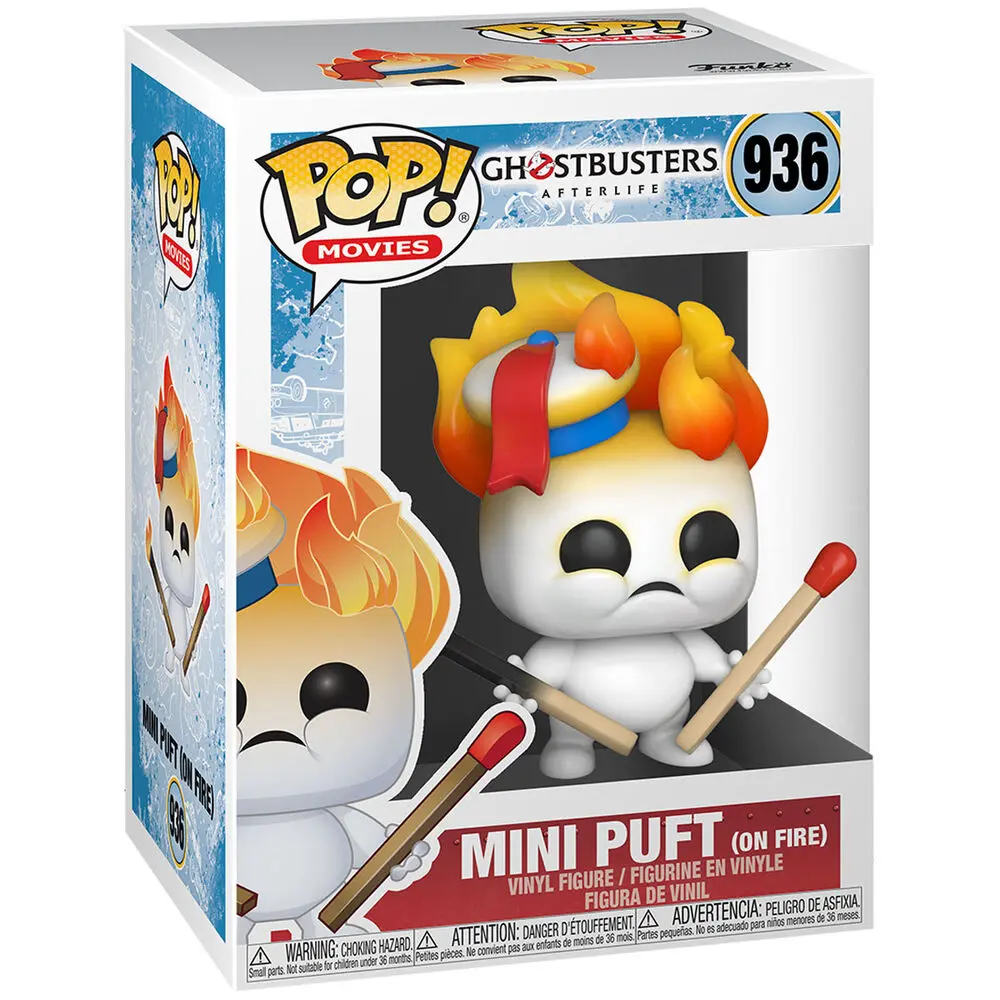 Funko POP figura Ghostbusters Afterlife Mini Puft On Fire termékfotó