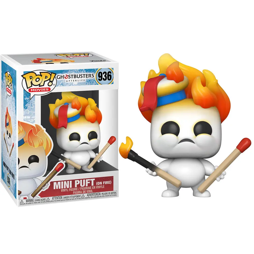 Funko POP figura Ghostbusters Afterlife Mini Puft On Fire termékfotó