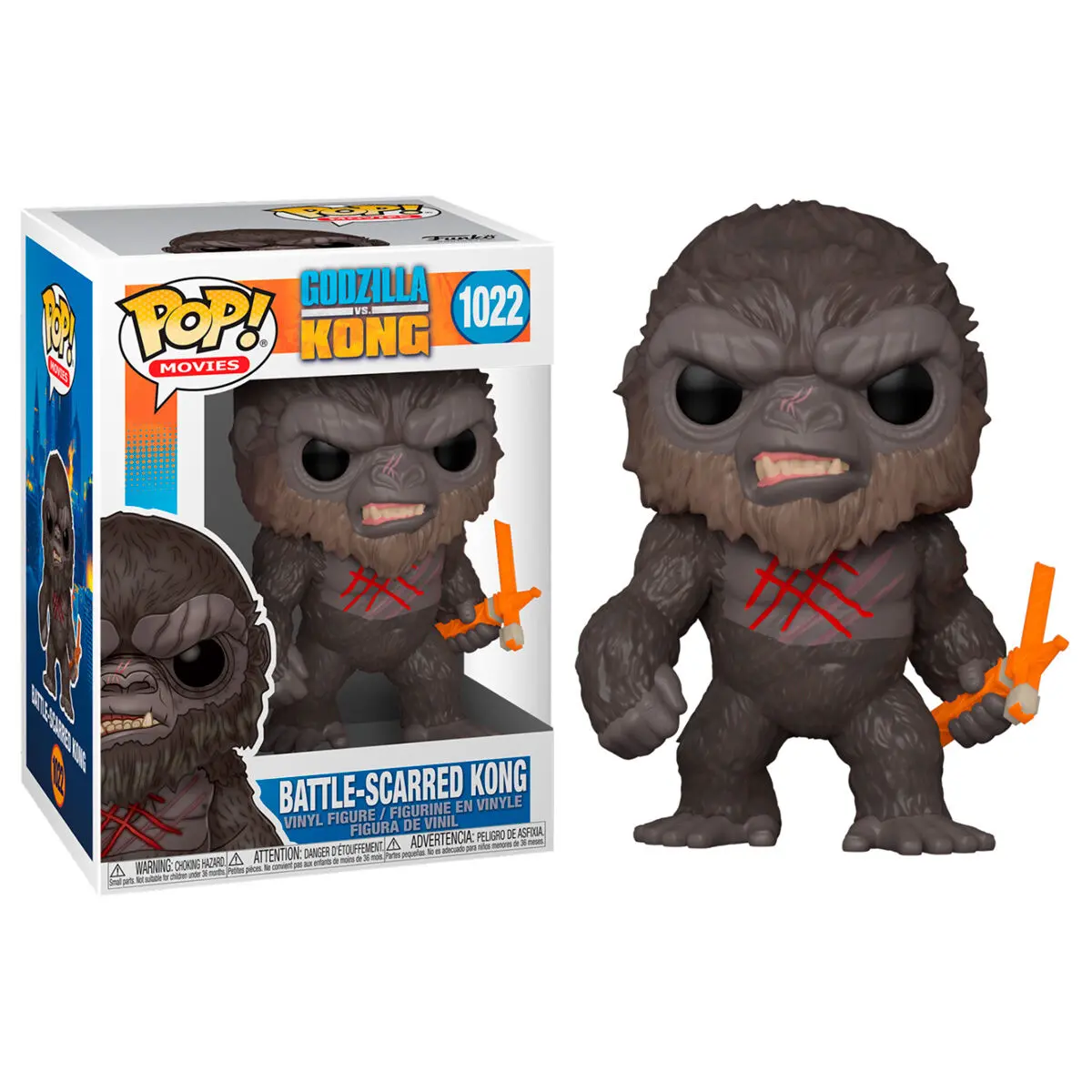 Funko POP figura Godzilla Vs Kong Battle Scarred Kong termékfotó