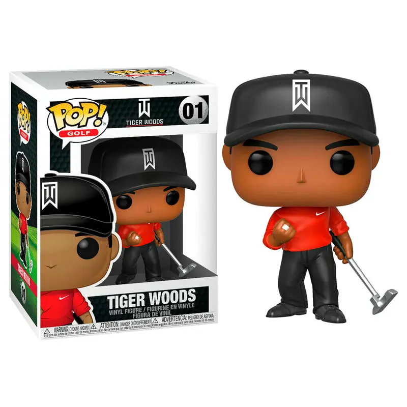 Funko POP figura Golf Tiger Woods Red Shirt termékfotó