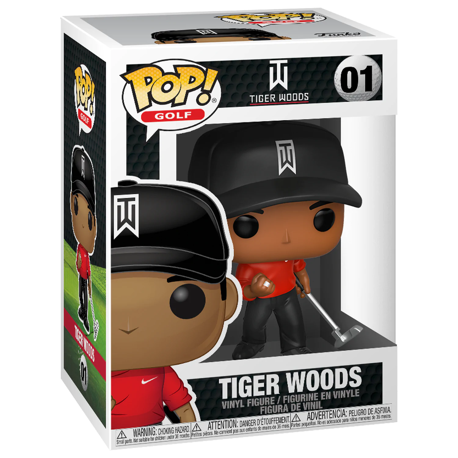 Funko POP figura Golf Tiger Woods Red Shirt termékfotó