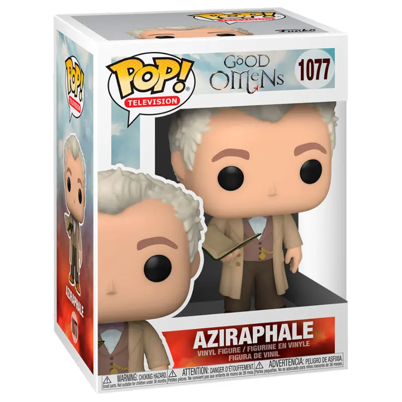 Funko POP figura Good Omens Aziraphale könyvvel termékfotó