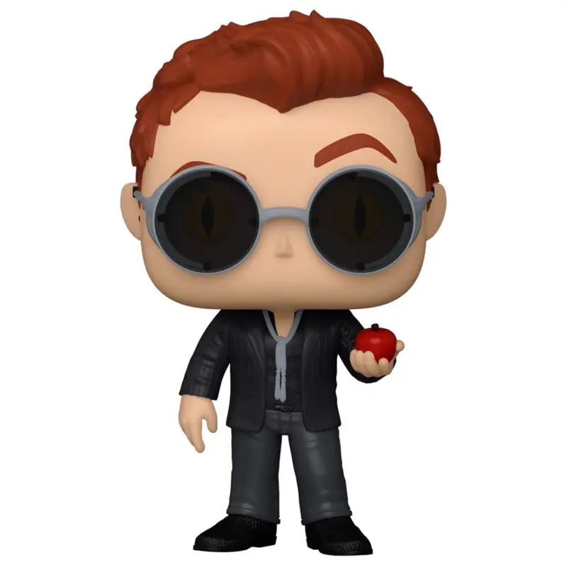 Funko POP figura Good Omens Crowley almával termékfotó
