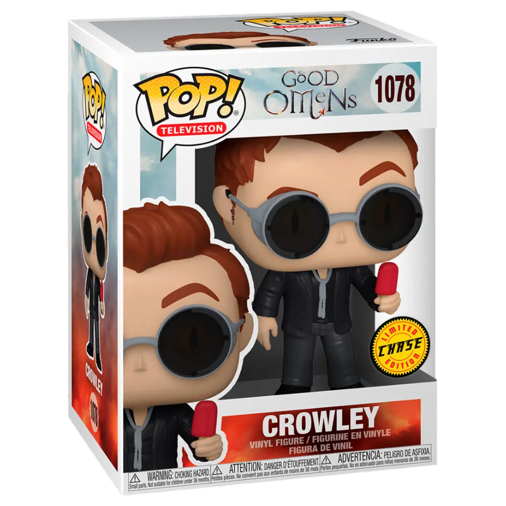 Funko POP figura Good Omens Crowley Chase termékfotó