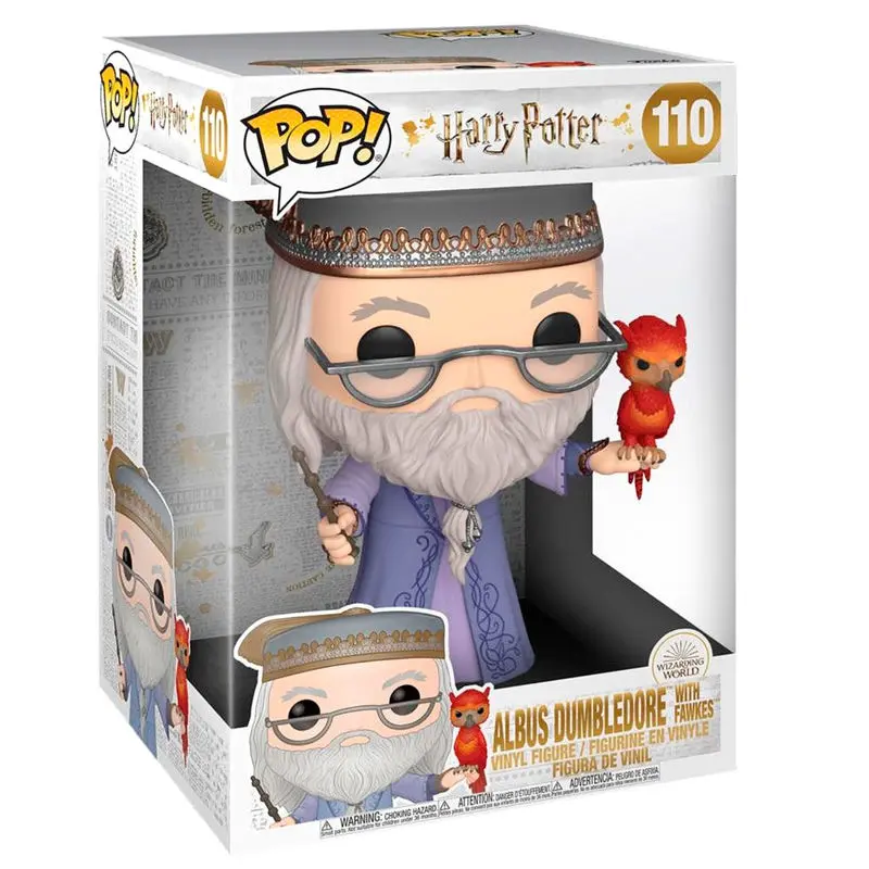 Funko POP figura Harry Potter Dumbledore Fawkessel 25cm termékfotó
