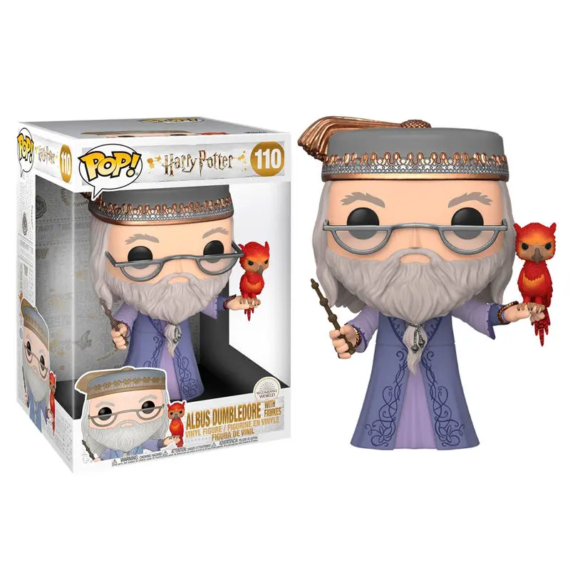 Funko POP figura Harry Potter Dumbledore Fawkessel 25cm termékfotó