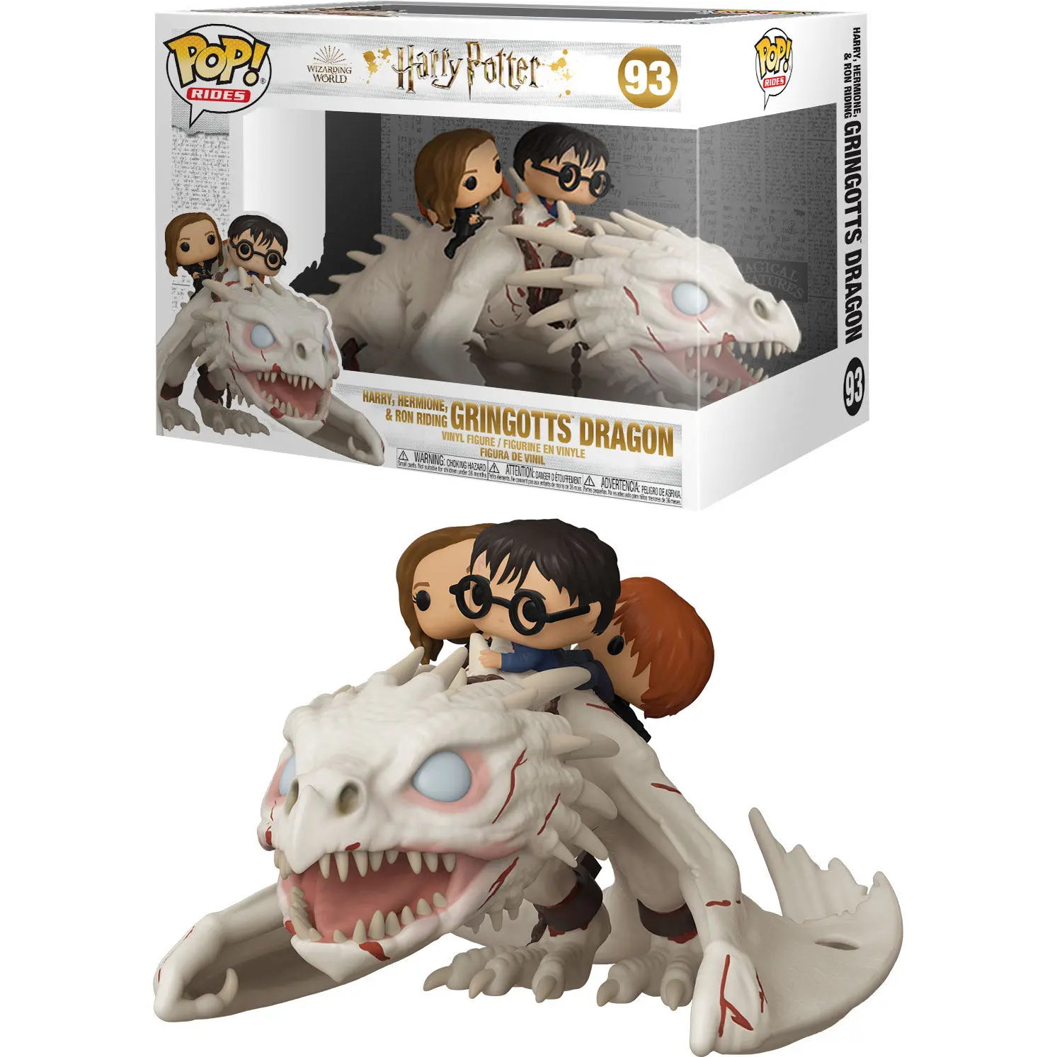 Funko POP figura Harry Potter Gringotts Dragon , Harry, Ron és Hermione termékfotó
