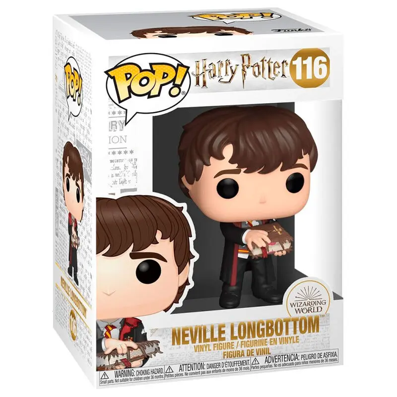 Funko POP figura Harry Potter Neville with Monster Book termékfotó