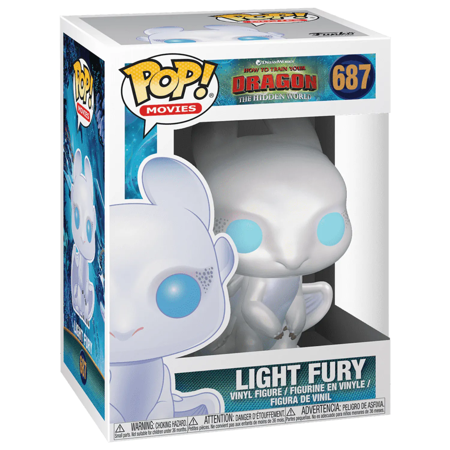 Funko POP figura How to Train your Dragon 3 Light Fury termékfotó
