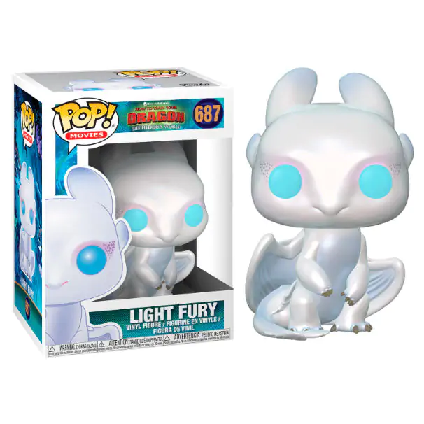 Funko POP figura How to Train your Dragon 3 Light Fury termékfotó