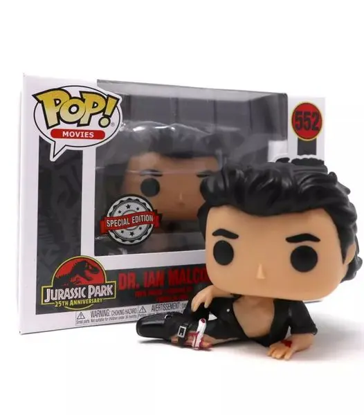 Funko POP figura Jurassic Park Dr. Ian Malcolm sebesült Exkluzív termékfotó