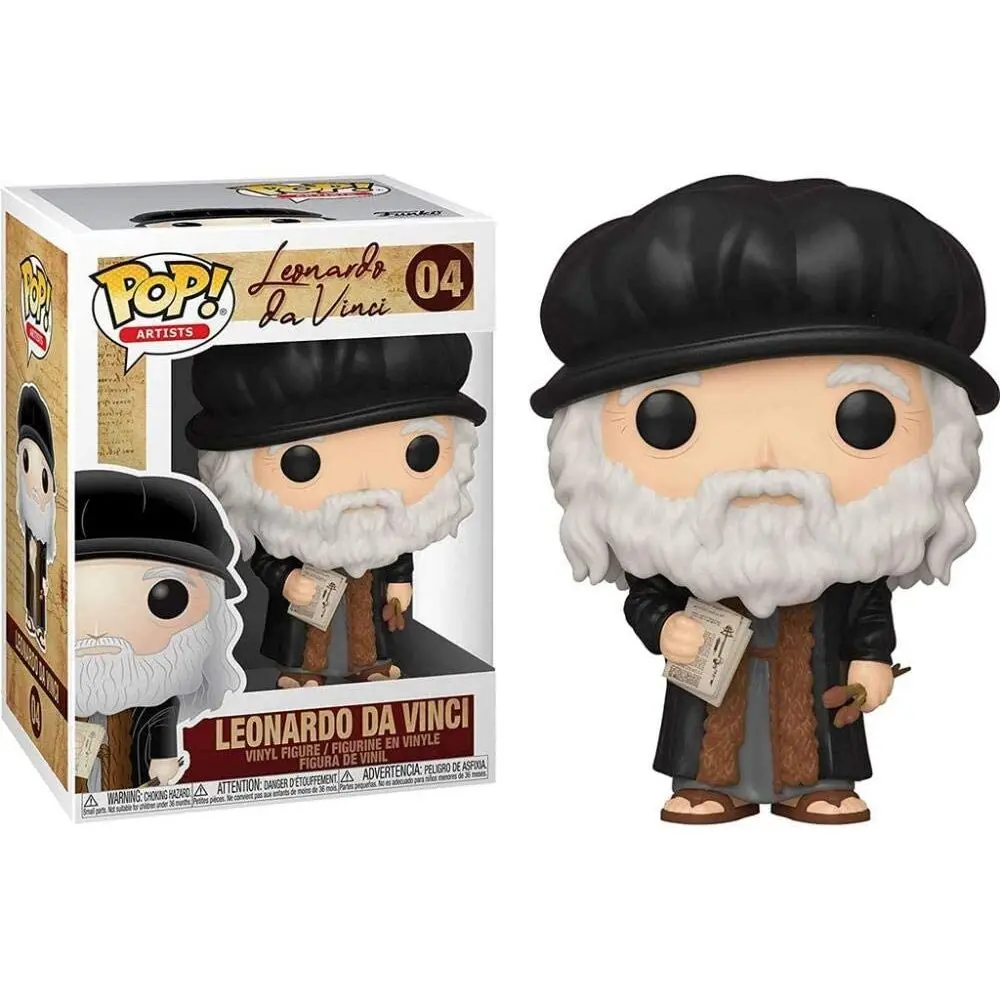 Leonardo da Vinci POP! Artists Vinyl Figure 9 cm termékfotó