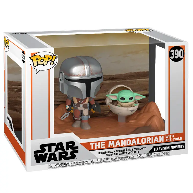 Funko POP figura Mandalorian és Baby Yoda termékfotó