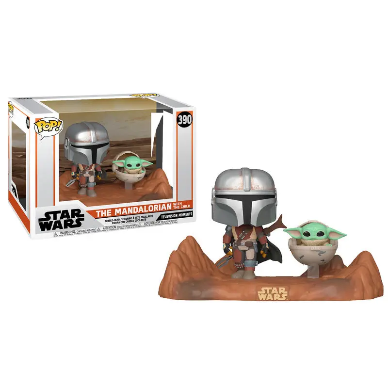 Funko POP figura Mandalorian és Baby Yoda termékfotó