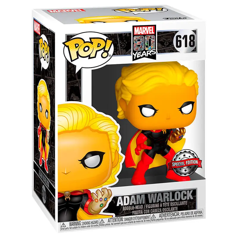 Funko POP figura Marvel 80th First Appearance Adam Warlock Exkluzív termékfotó